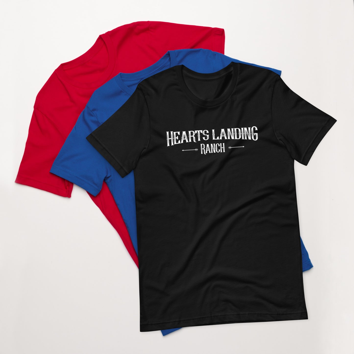 Hearts Landing Ranch Unisex t-shirt I'D RATHER BE WITH HORSES